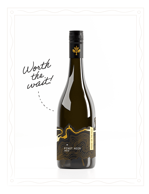 Pinot Noir Wine Bottle